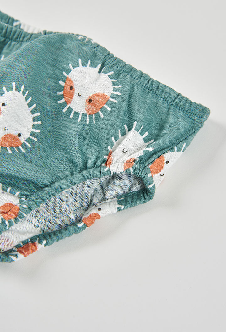 BABY SUN PRINT DRESS SET