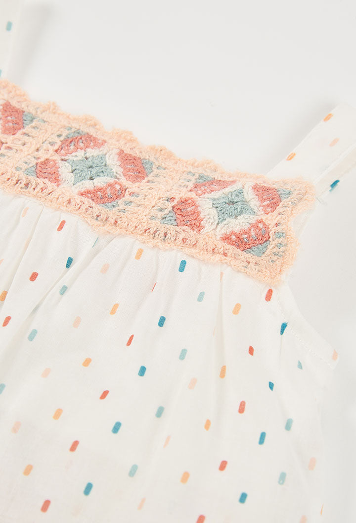 PASTEL CROCHET BABY DRESS SET