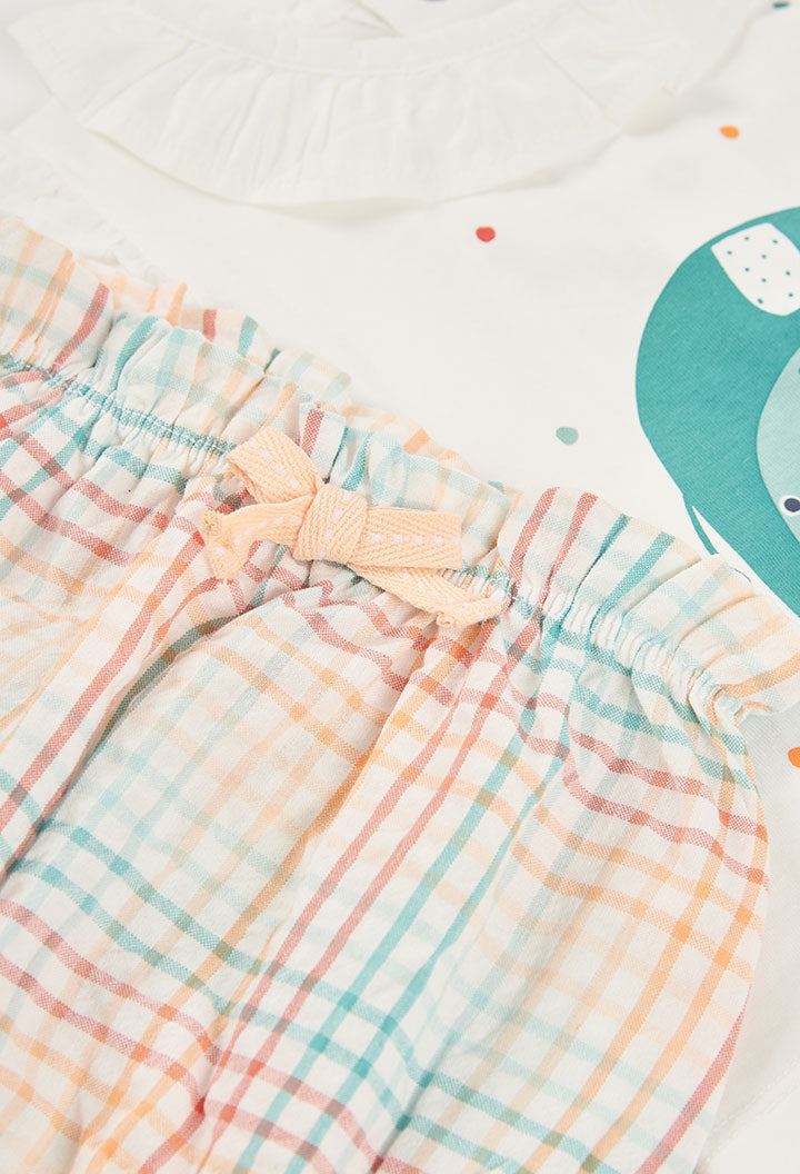 FUNNY FAMILY BABY SHORT SET