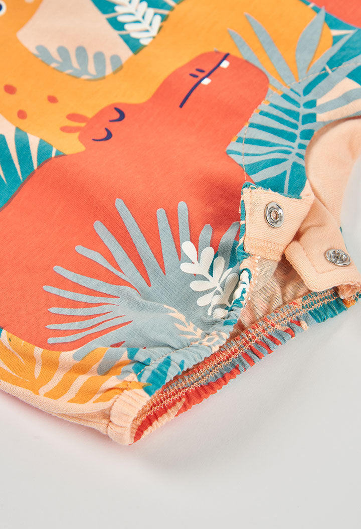 SAFARI RAINBOW BABY ROMPER