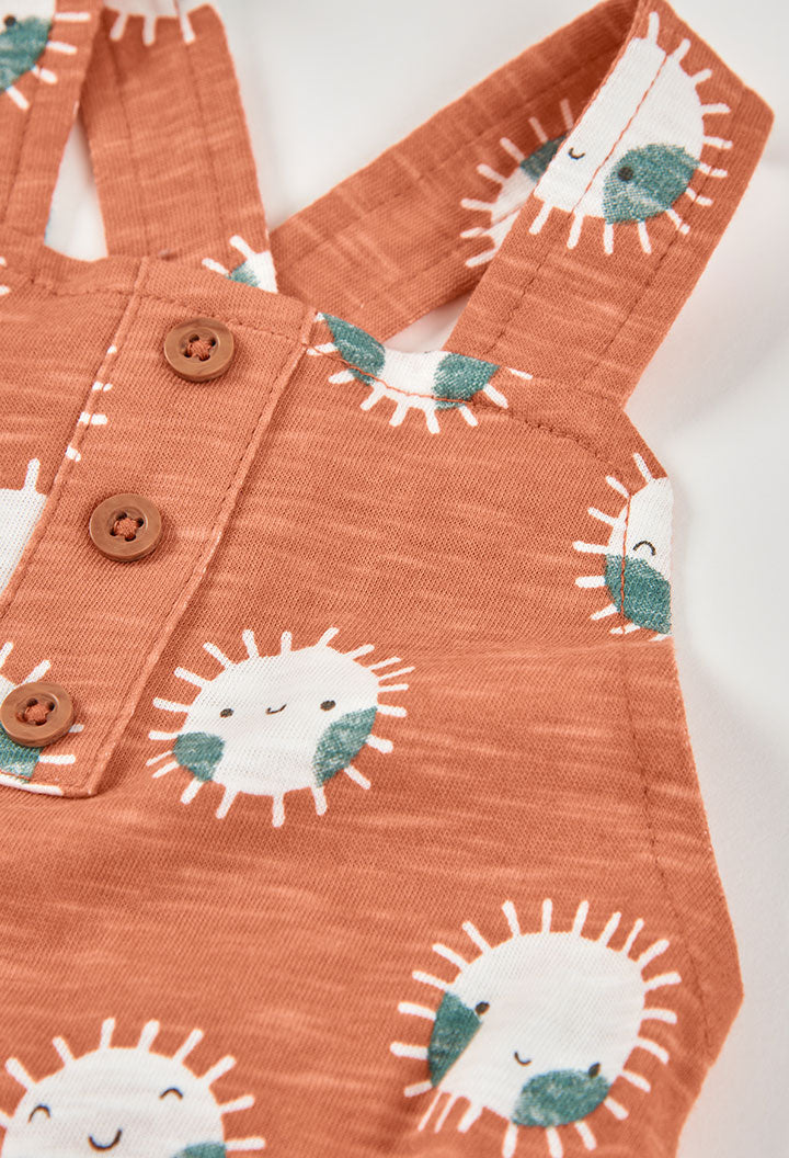 SUNNY DAYS TERRACOTTA ROMPER