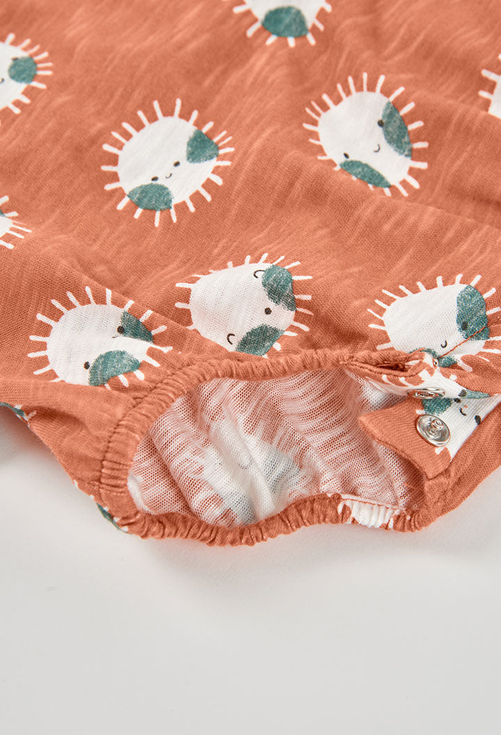 SUNNY DAYS TERRACOTTA ROMPER