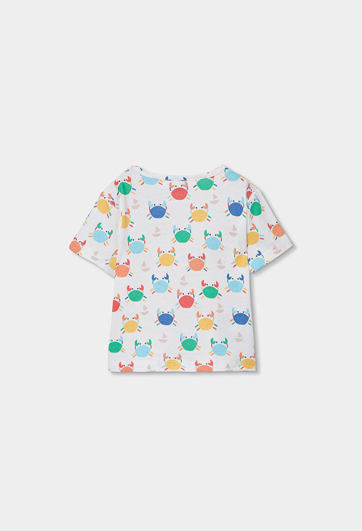 OCEAN CRAB DENIM BABY SET