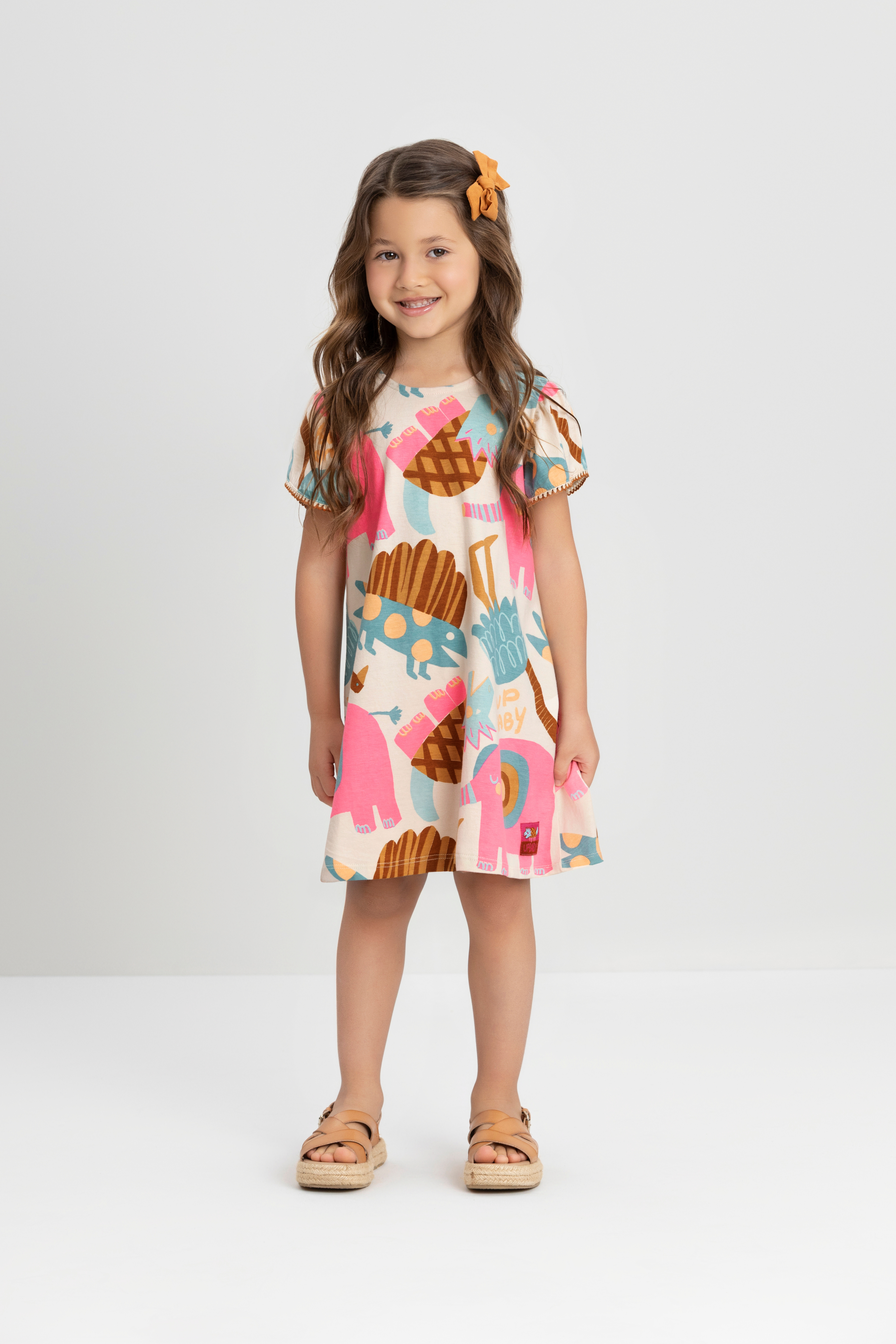 JUNGLE POP JERSEY DRESS