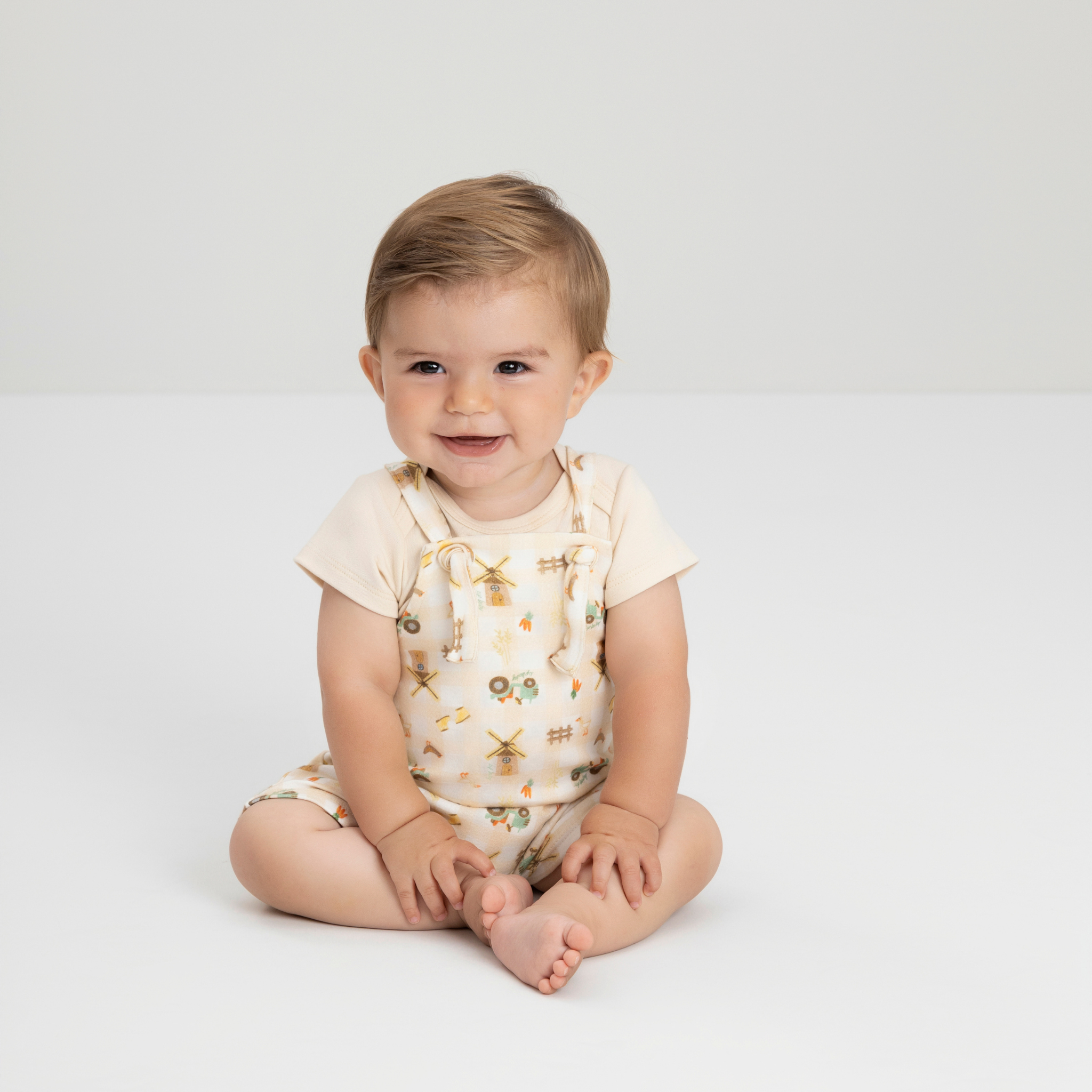 ENCHANTED FARM SET | PREMIUM BABY OVERALLS & BODY