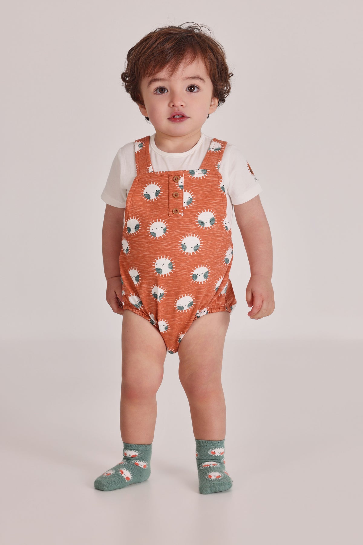 SUNNY DAYS TERRACOTTA ROMPER