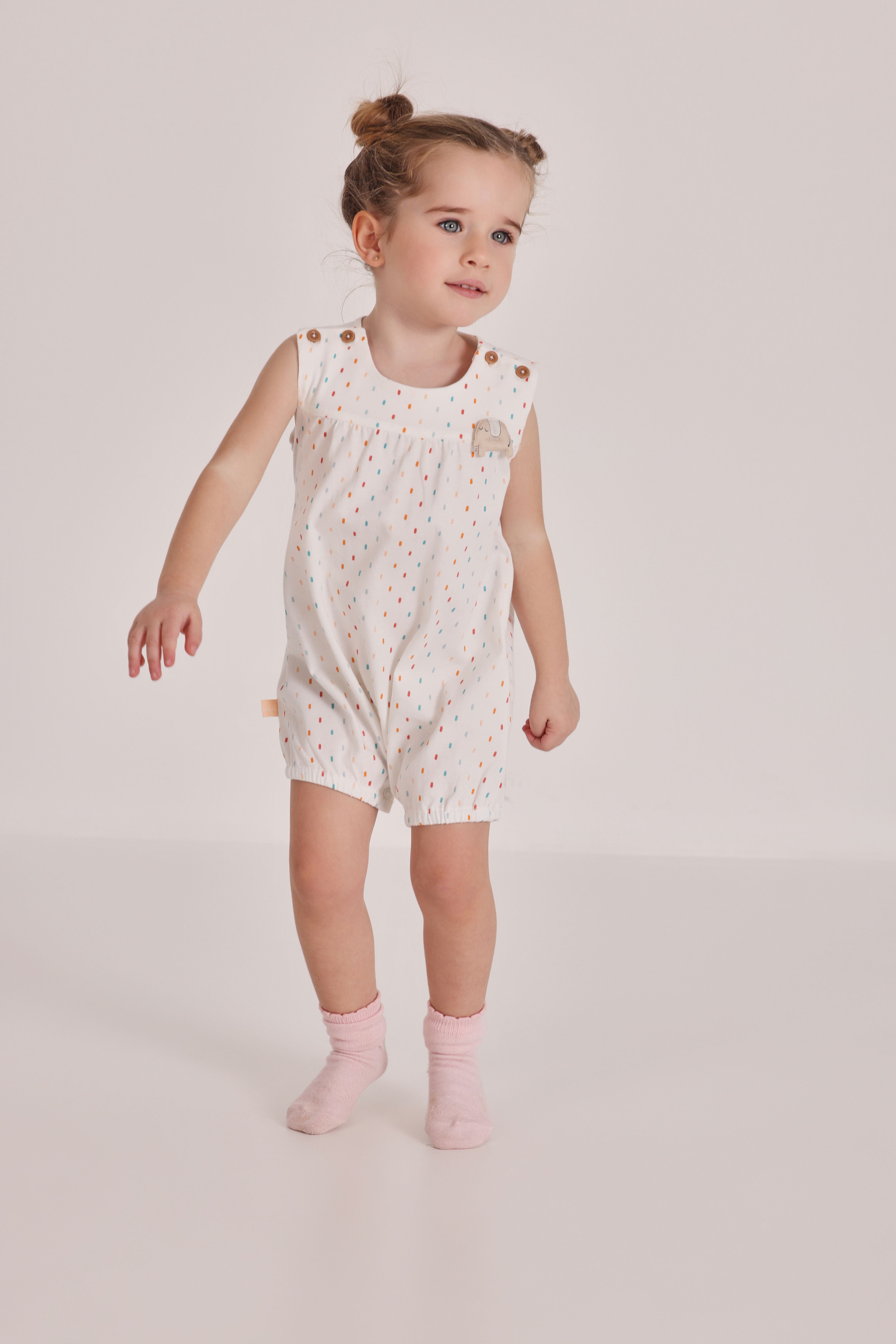 ELEPHANT CONFETTI ROMPER