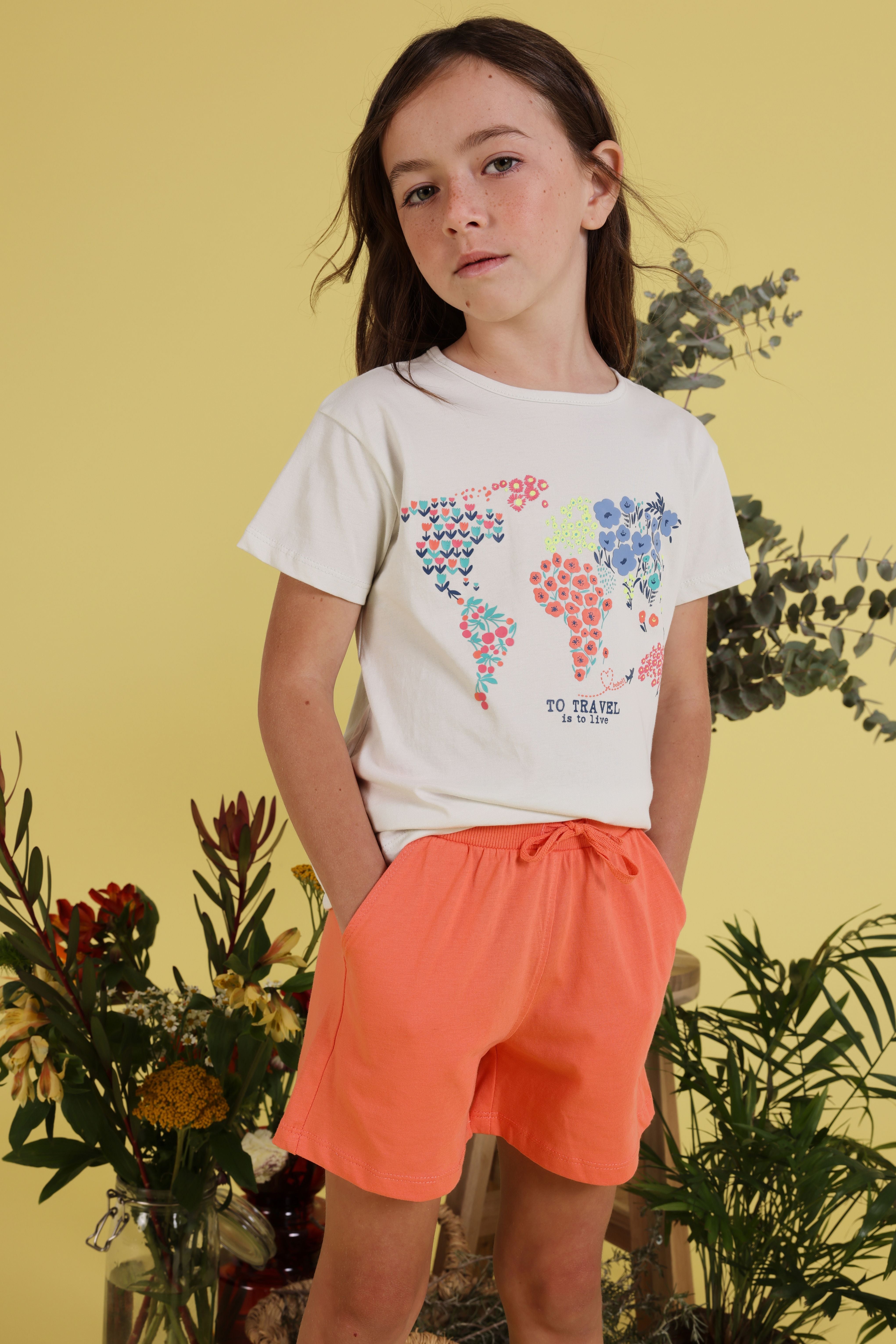 WORLD BLOOM SHORT SET