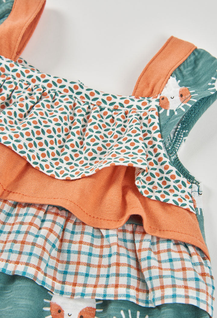 BABY SUN PRINT DRESS SET