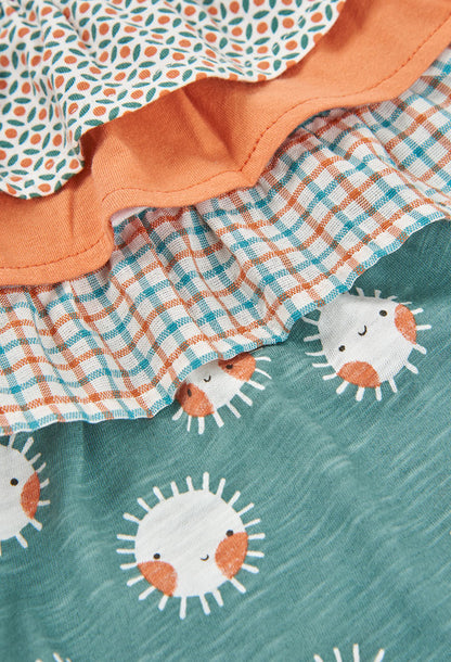BABY SUN PRINT DRESS SET