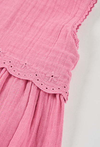 PINK BLOSSOM DRESS & BLOOMERS SET