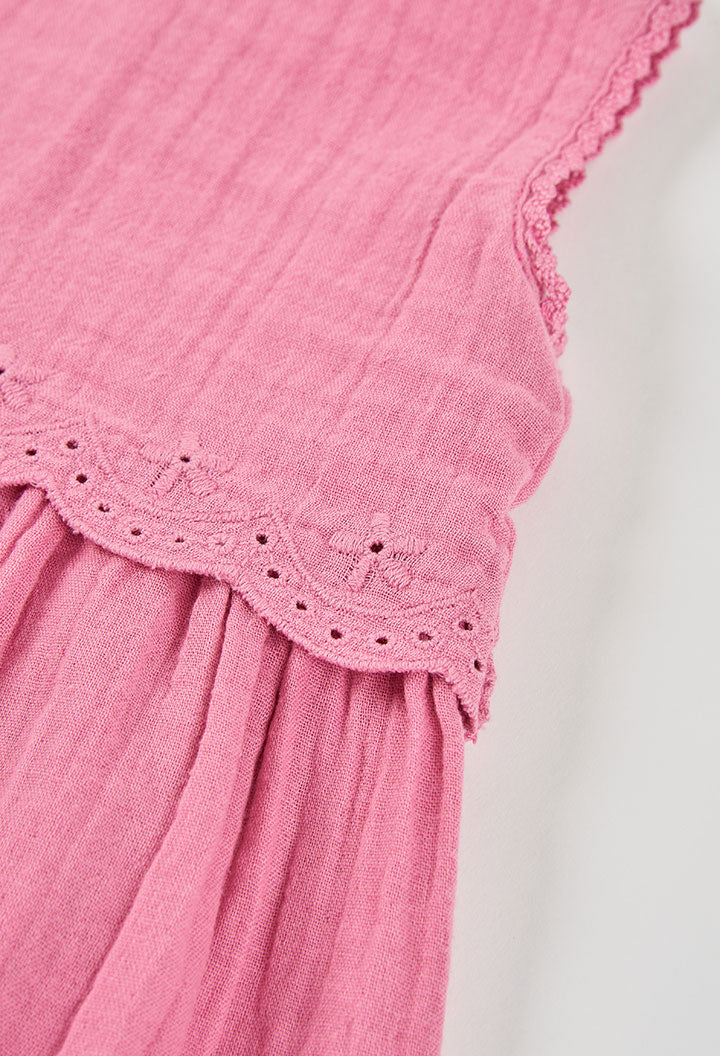 PINK BLOSSOM DRESS & BLOOMERS SET
