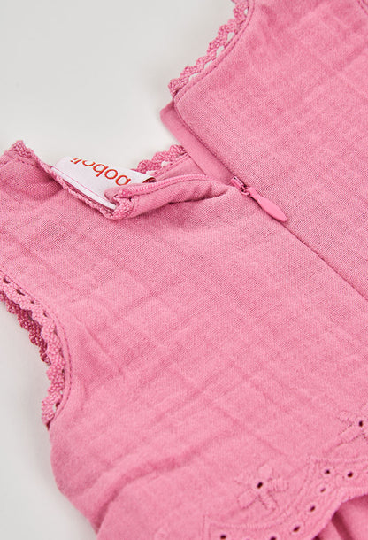 PINK BLOSSOM DRESS & BLOOMERS SET