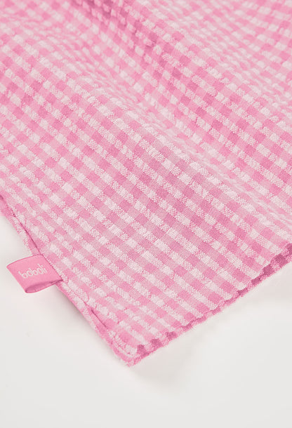 SWEET BLOOM PINK GINGHAM DRESS SET