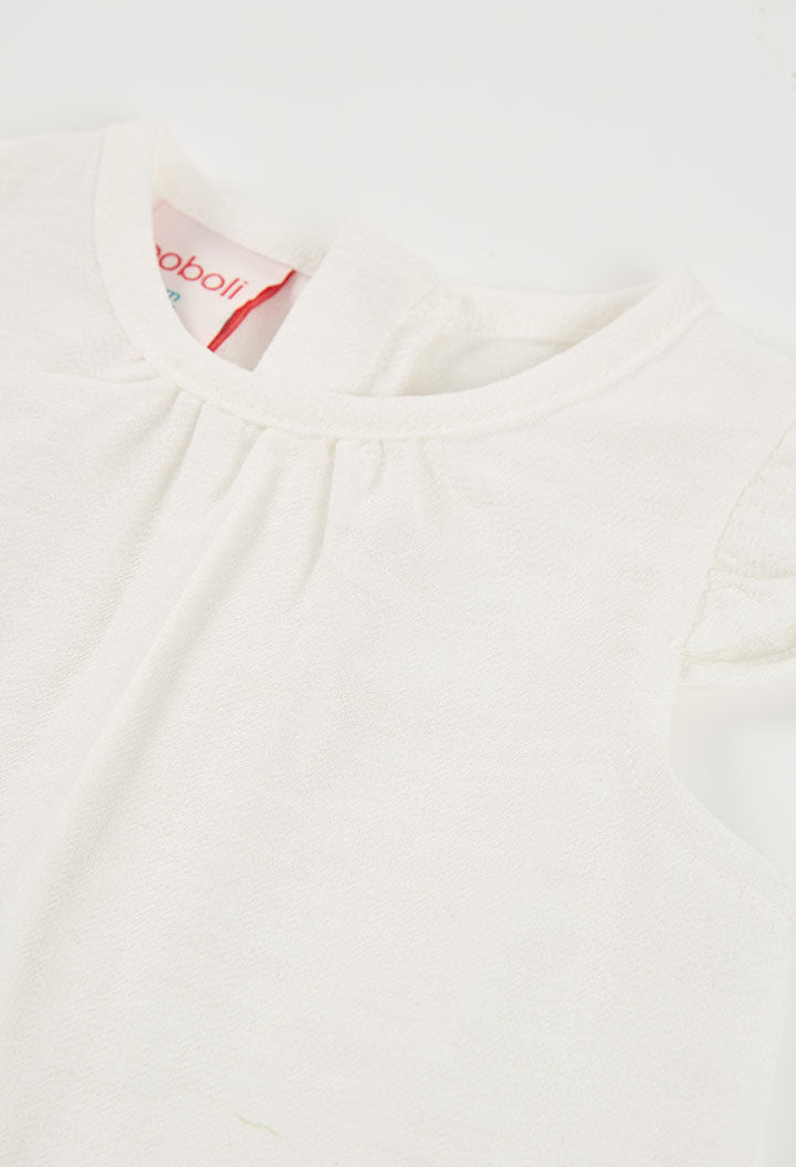 SWEET GARDEN WHITE BABY DRESS SET