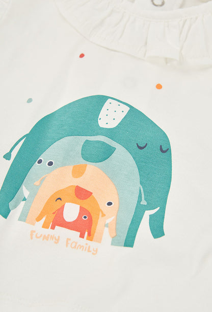 FUNNY FAMILY BABY SHORT SET