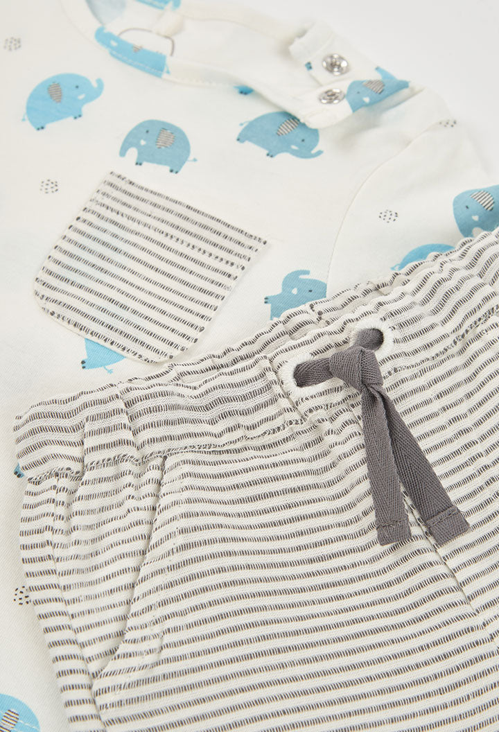 LITTLE BLUE ELEPHANT BABY SET
