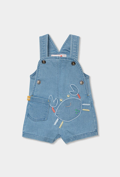 OCEAN CRAB DENIM BABY SET