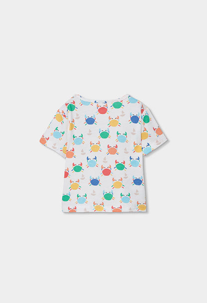 OCEAN CRAB DENIM BABY SET