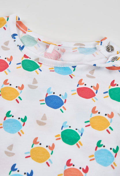 OCEAN CRAB DENIM BABY SET