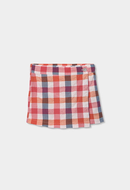 PLAID SKORT SET