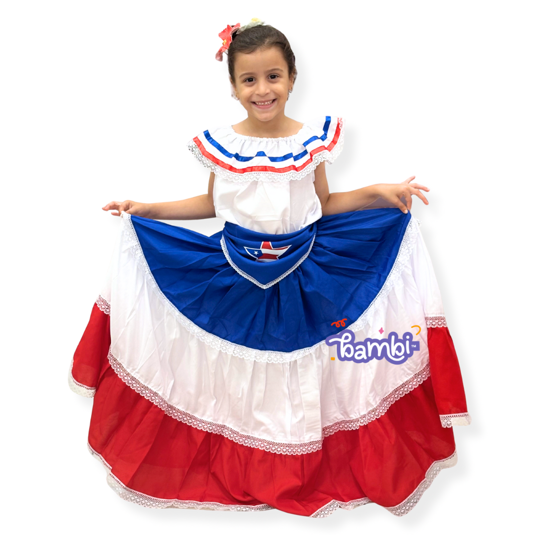 PLENA FALDA 3 COLORES BANDERA PR