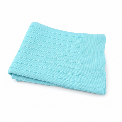 FLORA KNITTED BABY BLANKET