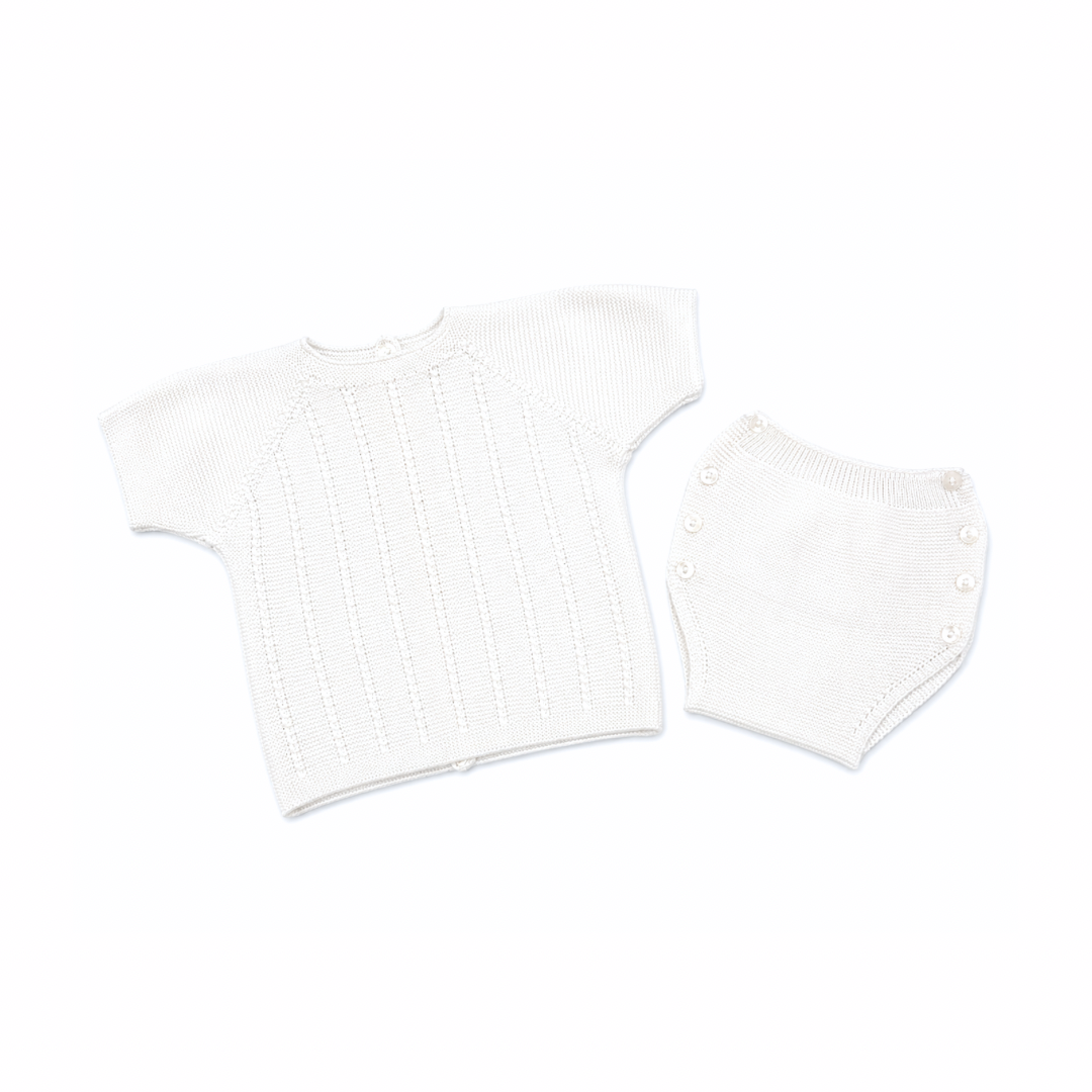 FLORA KNITTED 2-PIECE BABY SET