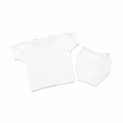 FLORA KNITTED 2-PIECE BABY SET