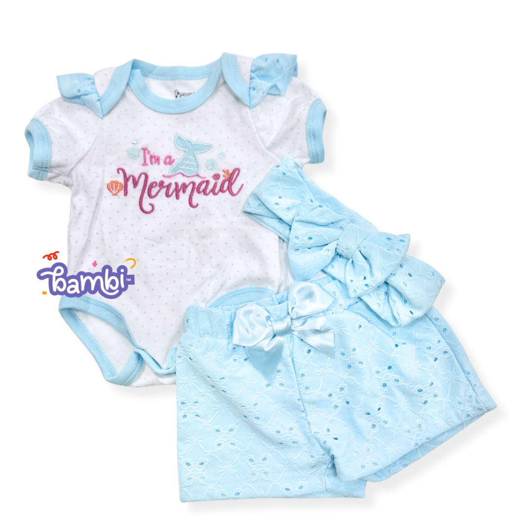 "LITTLE MERMAID" 3-PIECE SET
