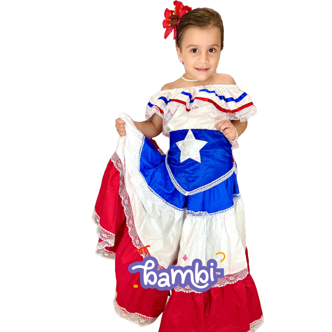 PLENA FALDA 3 COLORES (BANDERA, CONJUNTO 3 PIEZAS)