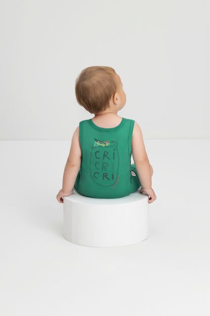 CRI-CRI EXPLORER SLEEVELESS ROMPER