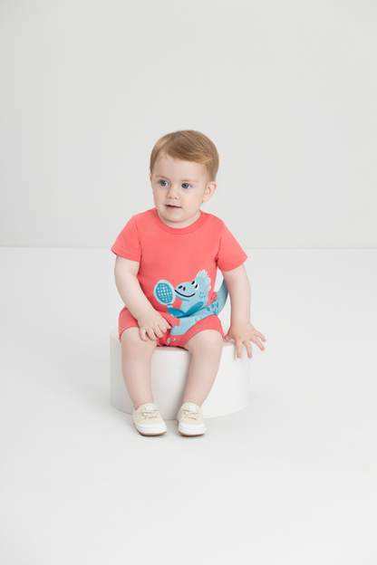 DINO TENNIS ROMPER