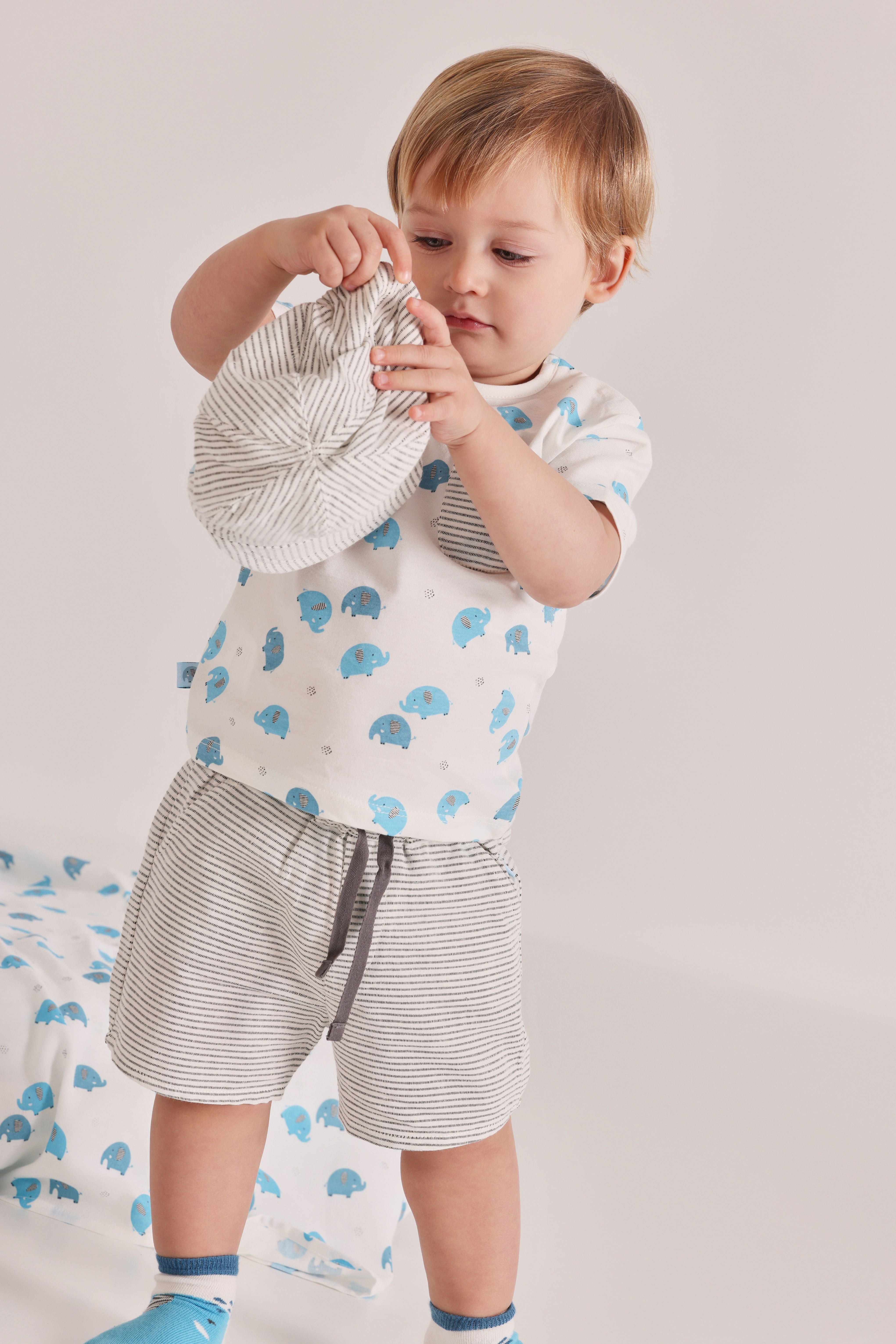 LITTLE BLUE ELEPHANT BABY SET