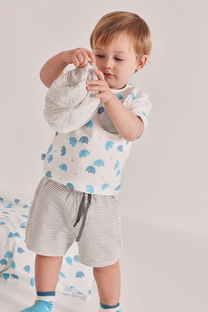 LITTLE BLUE ELEPHANT BABY SET