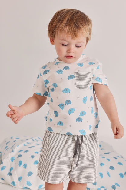 LITTLE BLUE ELEPHANT BABY SET