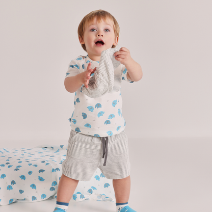LITTLE BLUE ELEPHANT BABY SET