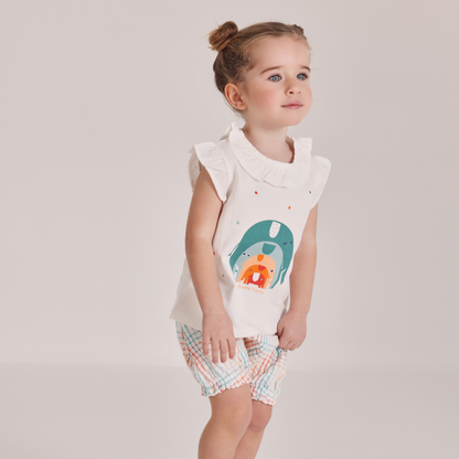 FUNNY FAMILY BABY SHORT SET