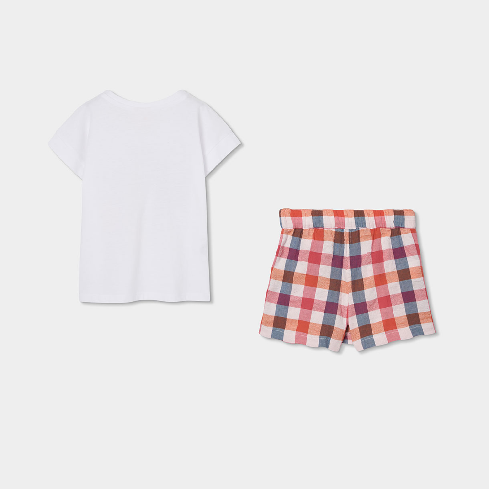 PLAID SKORT SET