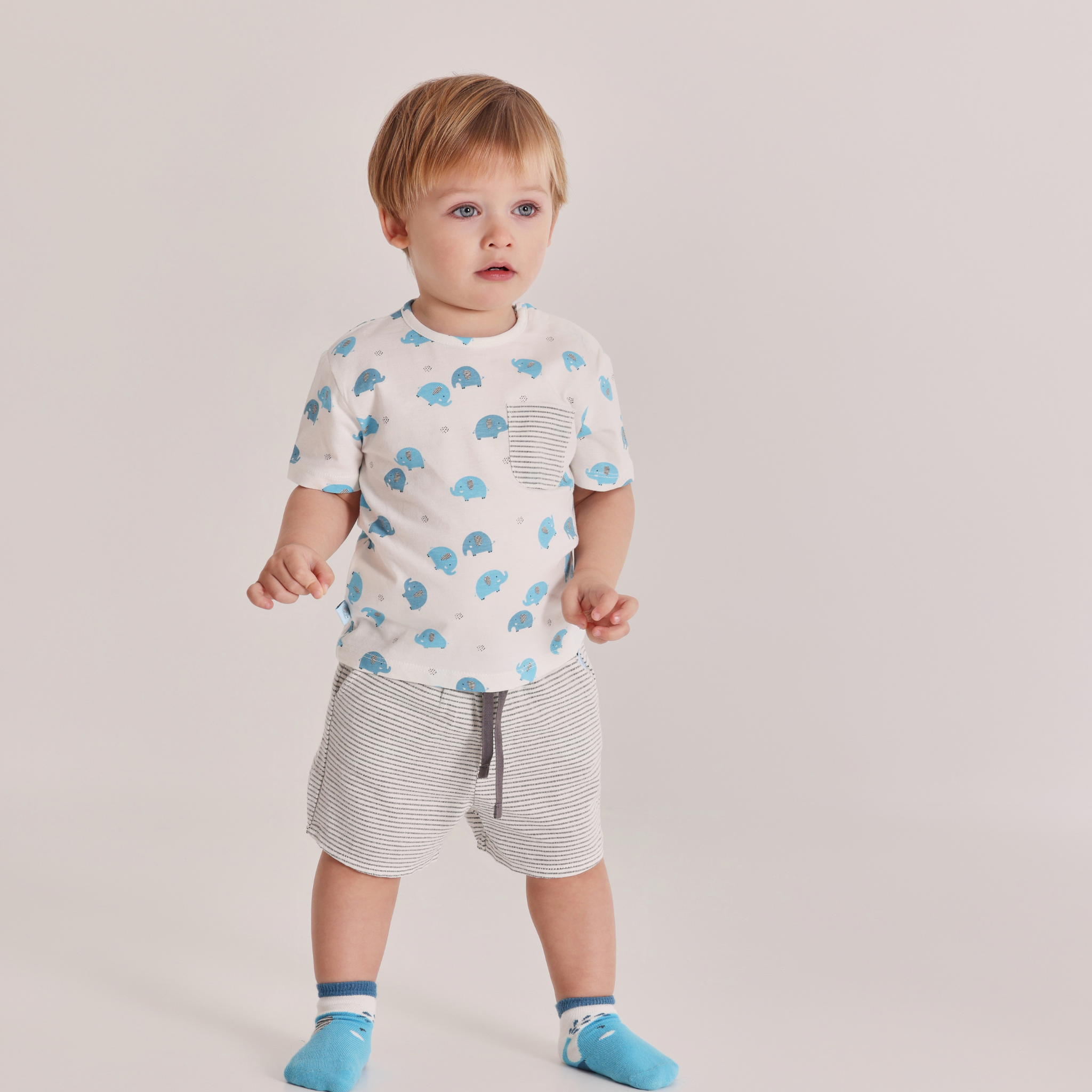 LITTLE BLUE ELEPHANT BABY SET