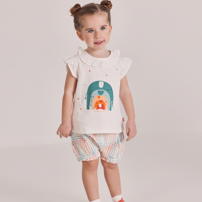 FUNNY FAMILY BABY SHORT SET