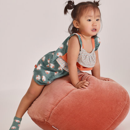 BABY SUN PRINT DRESS SET